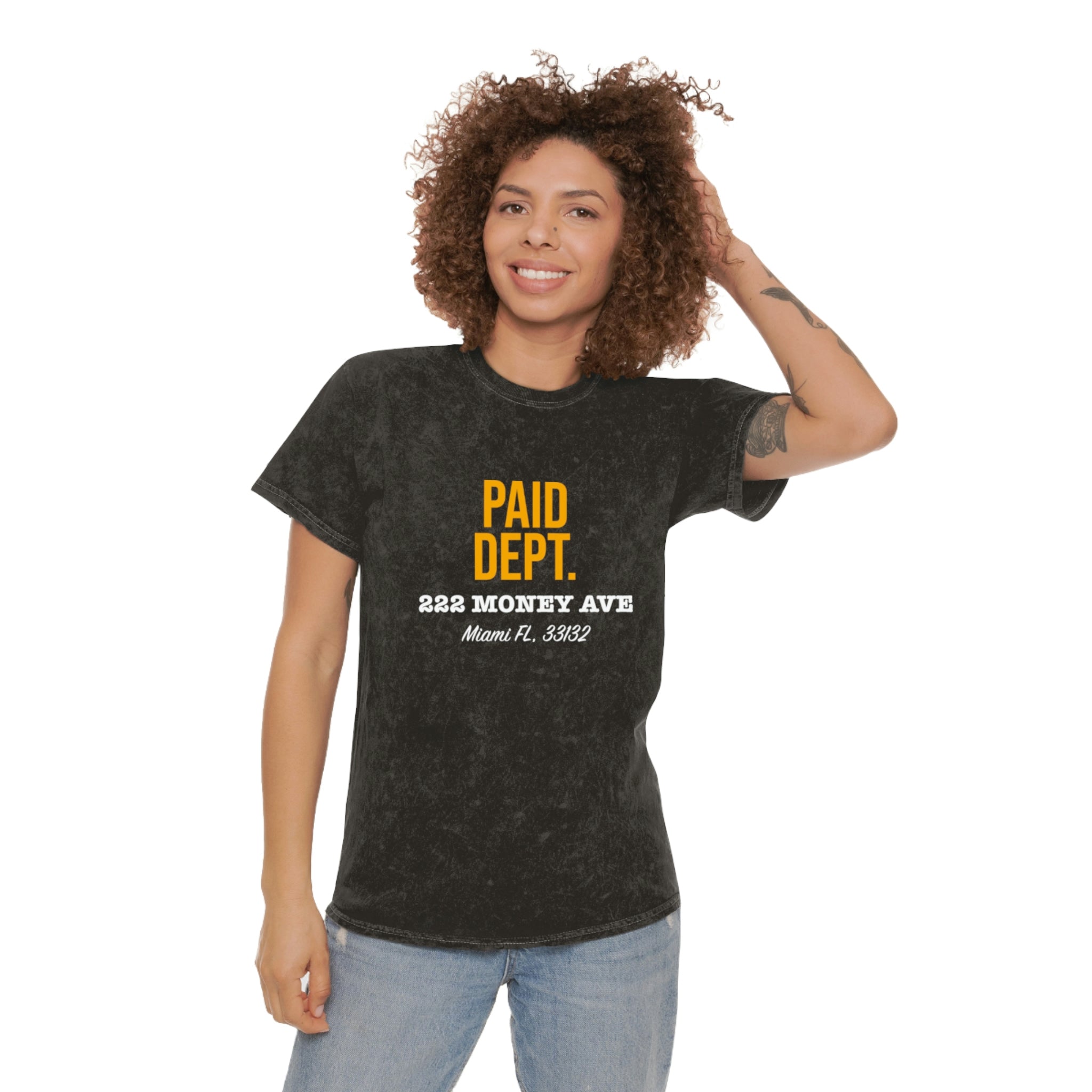 PAID DEPT. Unisex Mineral Wash T-Shirt