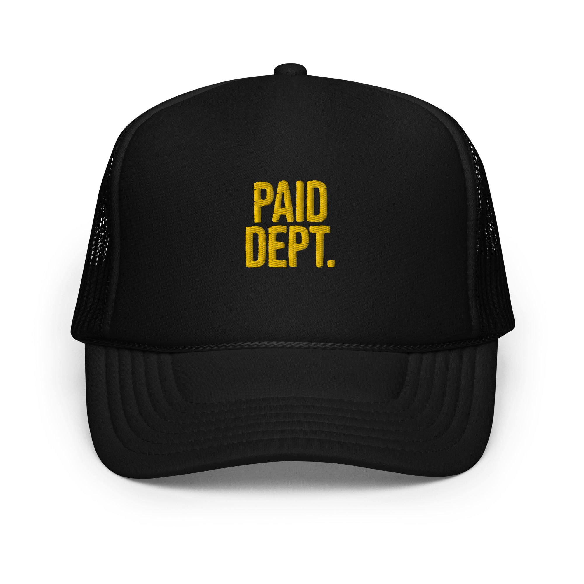 Paid Dept. Foam trucker hat